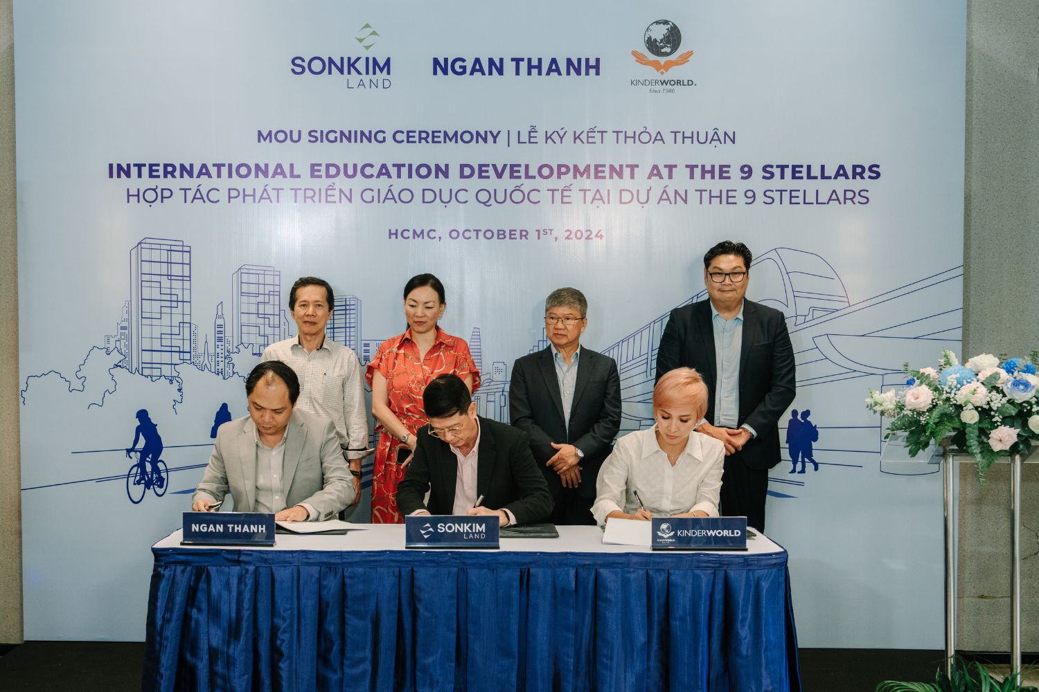 SonKim Land partners with Kinderworld education group to develop education at The 9 Stellars project